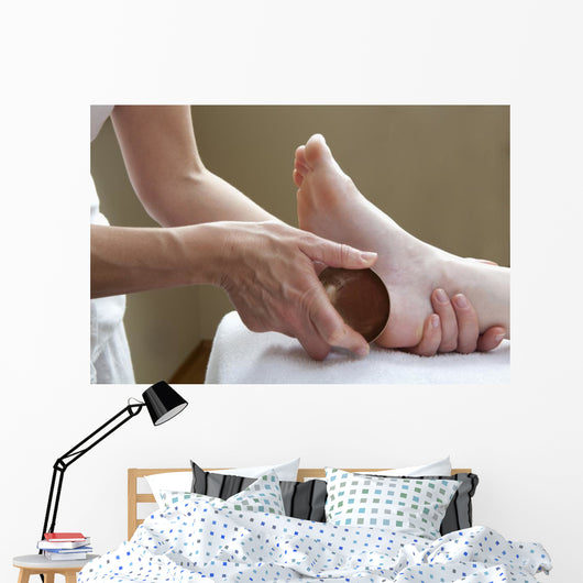 Ayurveda Massage with Kansu Wall Decal