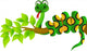Snake Cartoon Wall Mural