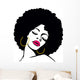 Afro Hair Hippie Woman