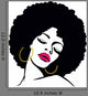 Afro Hair Hippie Woman
