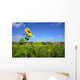 Lone sunflower Wall Mural