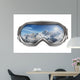 Ski Goggles with Reflection Wall Decal