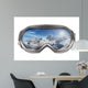 Ski Goggles with Reflection Wall Decal