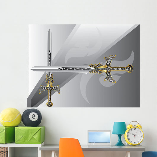 Sword Thai Ancient Wall Mural