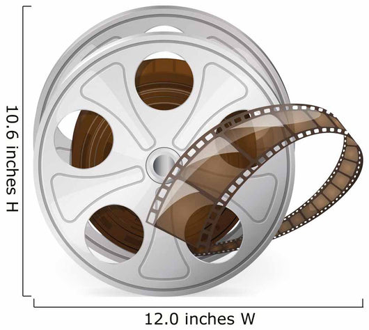 Movie Reel Wall Decal