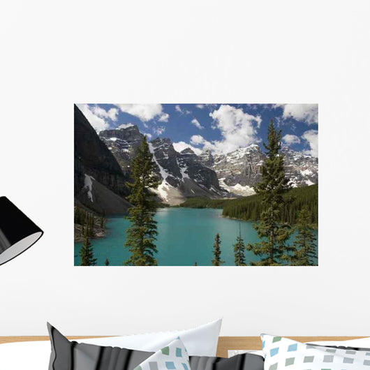 Canada Banff Np Moraine Mountains Wall Decal