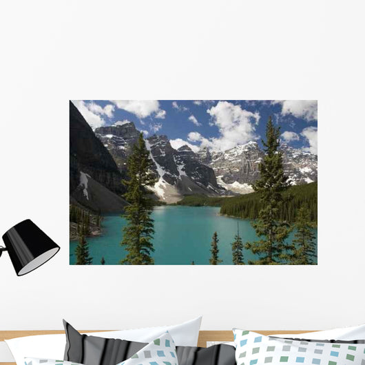 Canada Banff Np Moraine Mountains Wall Decal