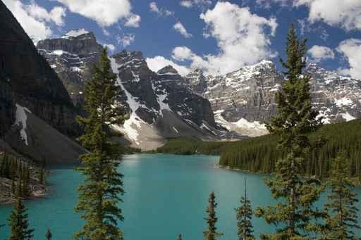 Canada Banff Np Moraine Mountains Wall Decal