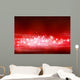 Glitter Background - White on Red Wall Mural