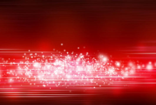 Glitter Background - White on Red Wall Mural