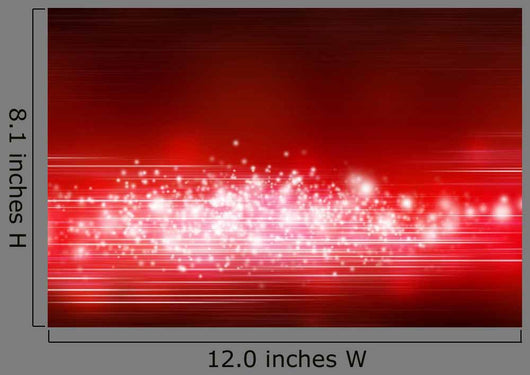 Glitter Background - White on Red Wall Mural