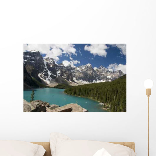 Canada Banff Np Moraine River Wall Decal