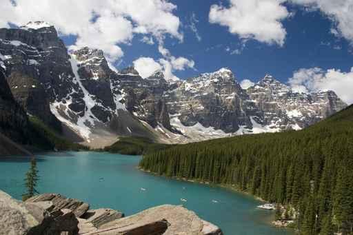 Canada Banff Np Moraine River Wall Decal