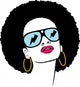 Afro Hair Hippie Woman