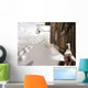 Chalet Montagnard Sports D'hiver Wall Decal