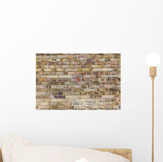 Pattern Brick Wall with Wall Decal