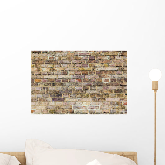 Pattern Brick Wall with Wall Decal