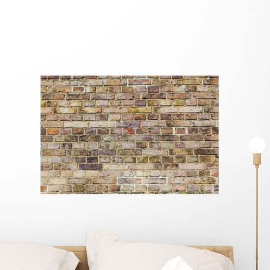 Pattern Brick Wall with Wall Decal