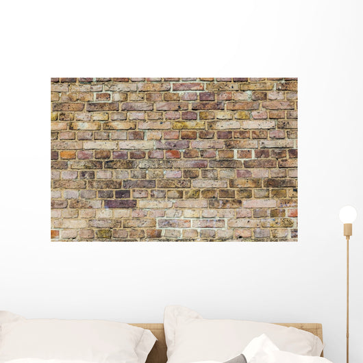 Pattern Brick Wall with Wall Decal