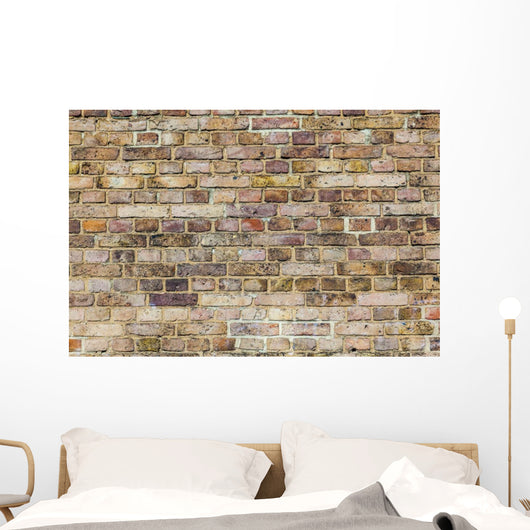 Pattern Brick Wall with Wall Decal