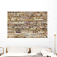Pattern Brick Wall with Wall Decal