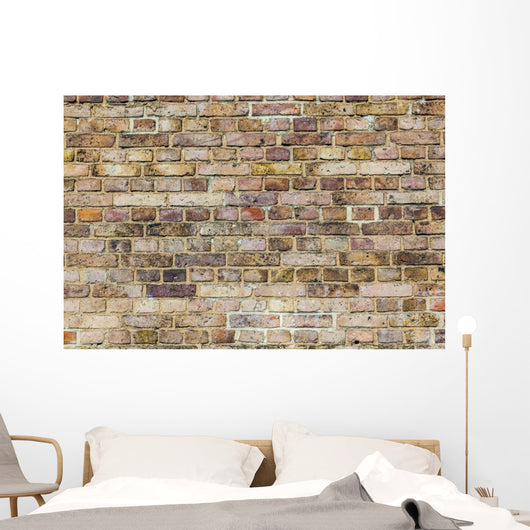 Pattern Brick Wall with Wall Decal