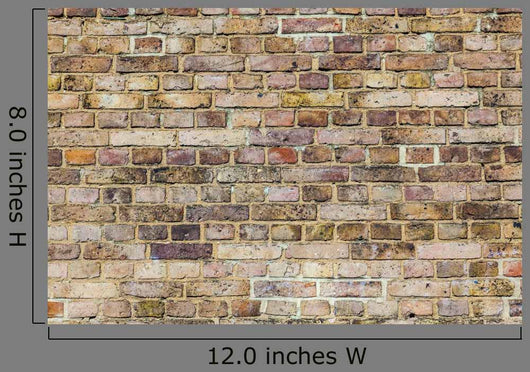 Pattern Brick Wall with Wall Decal