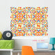 Vector Colorful Triangle Torn Wall Decal