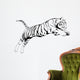 tiger jump Wall Decal