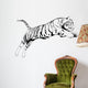 tiger jump Wall Decal