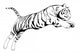 tiger jump Wall Decal