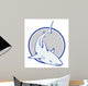 Shark Symbol Wall Decal