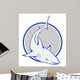 Shark Symbol Wall Decal