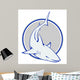 Shark Symbol Wall Decal