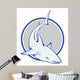 Shark Symbol Wall Decal