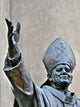 Pope John Paul II statue Wall Mural
