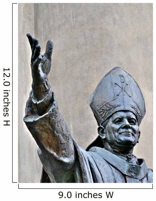 Pope John Paul II statue Wall Mural