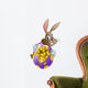 Easter bunny and egg Wall Decal