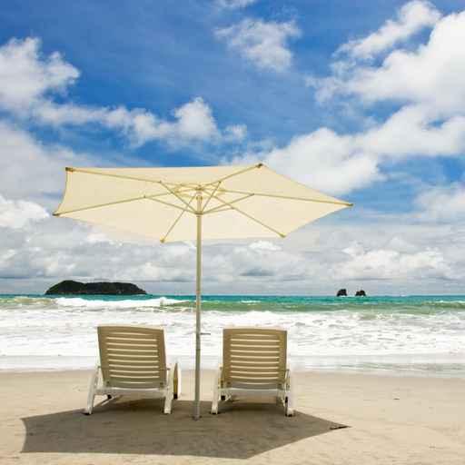 Two Chairs Beach Wall Decal