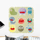 Set Of Monster Wall Decal