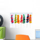 colorful twirly lollipop Wall Decal