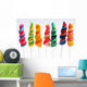 colorful twirly lollipop Wall Decal