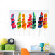 colorful twirly lollipop Wall Decal