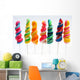 colorful twirly lollipop Wall Decal