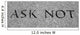 Ask Not Wall Mural