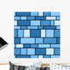 Abstract Icy Blue Seamless Wall Decal