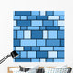 Abstract Icy Blue Seamless Wall Decal