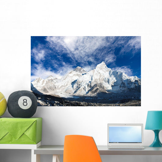 Panoramic Mount Everest with