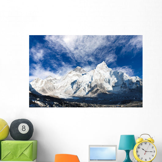 Panoramic Mount Everest with