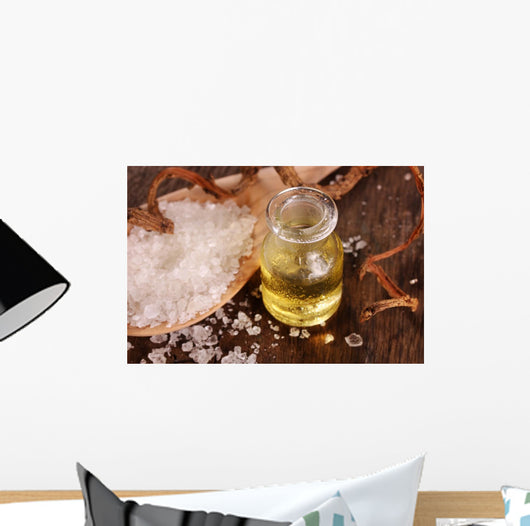 Spa with Aromatherapy Oil Wall Decal